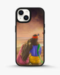 Creslia couple sunset phone case - couple sunset phone case iphone 14