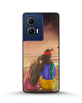 Creslia couple sunset phone case - couple sunset phone case motorola edge 2024