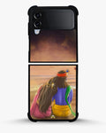 Creslia couple sunset phone case - couple sunset phone case samsung galaxy z flip 4