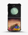 Creslia couple sunset phone case - couple sunset phone case samsung galaxy z flip 5