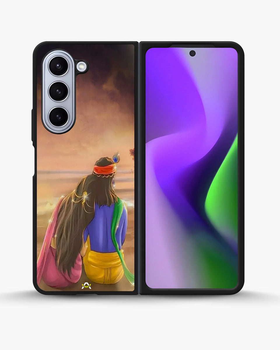 Creslia couple sunset phone case - couple sunset phone case samsung galaxy z fold 5