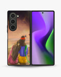 Creslia couple sunset phone case - couple sunset phone case samsung galaxy z fold 6