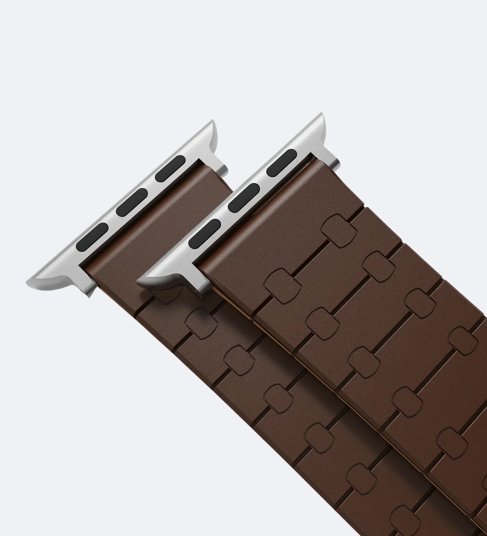 Creslia Magnetic Link Silicone Band for Apple Watch – Brown - Creslia