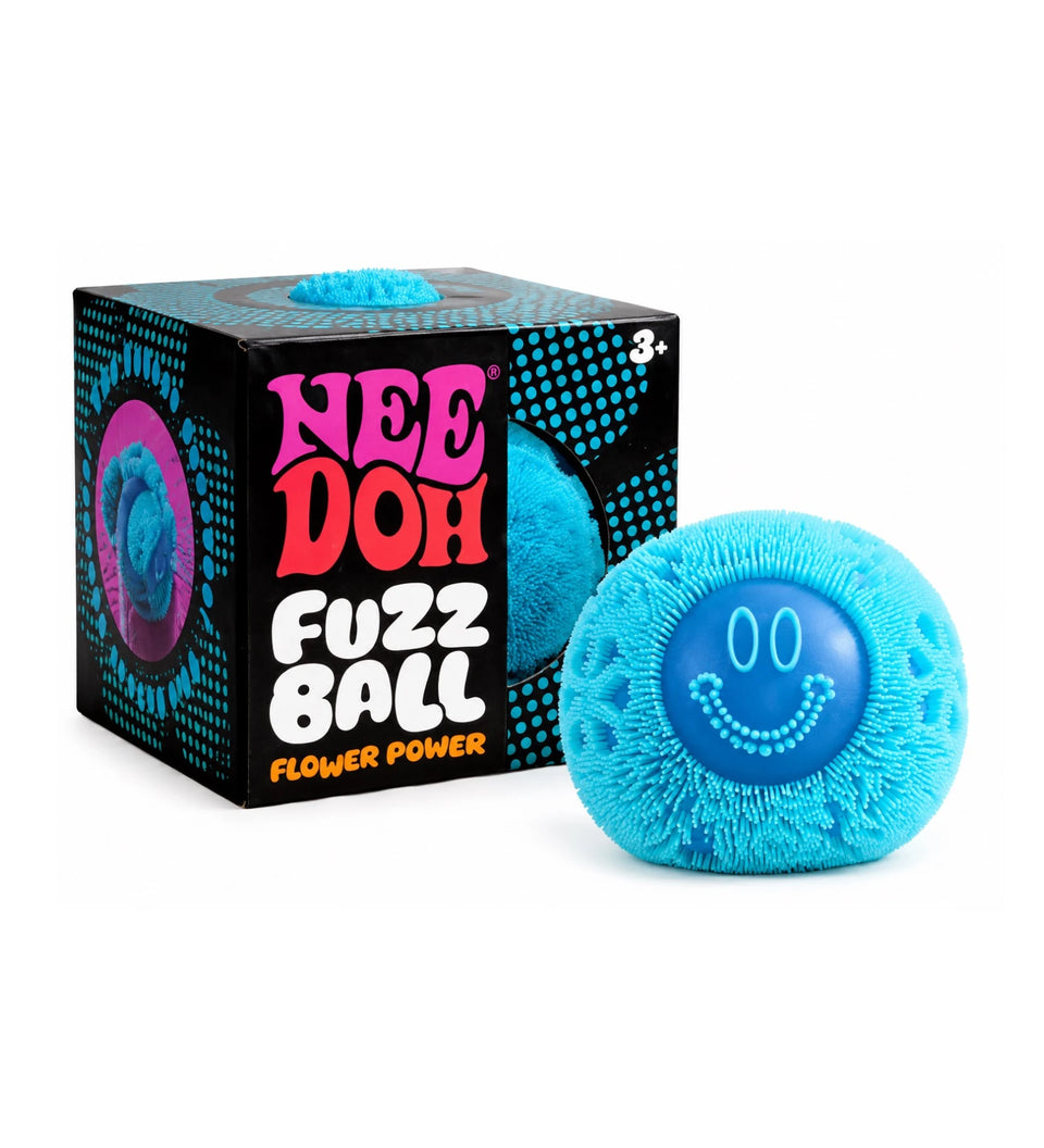 Fuzz Ball Squishy Stress Ball – Slow Rising Sensory Fidget Toy for Anxiety Relief | Adults & Kids