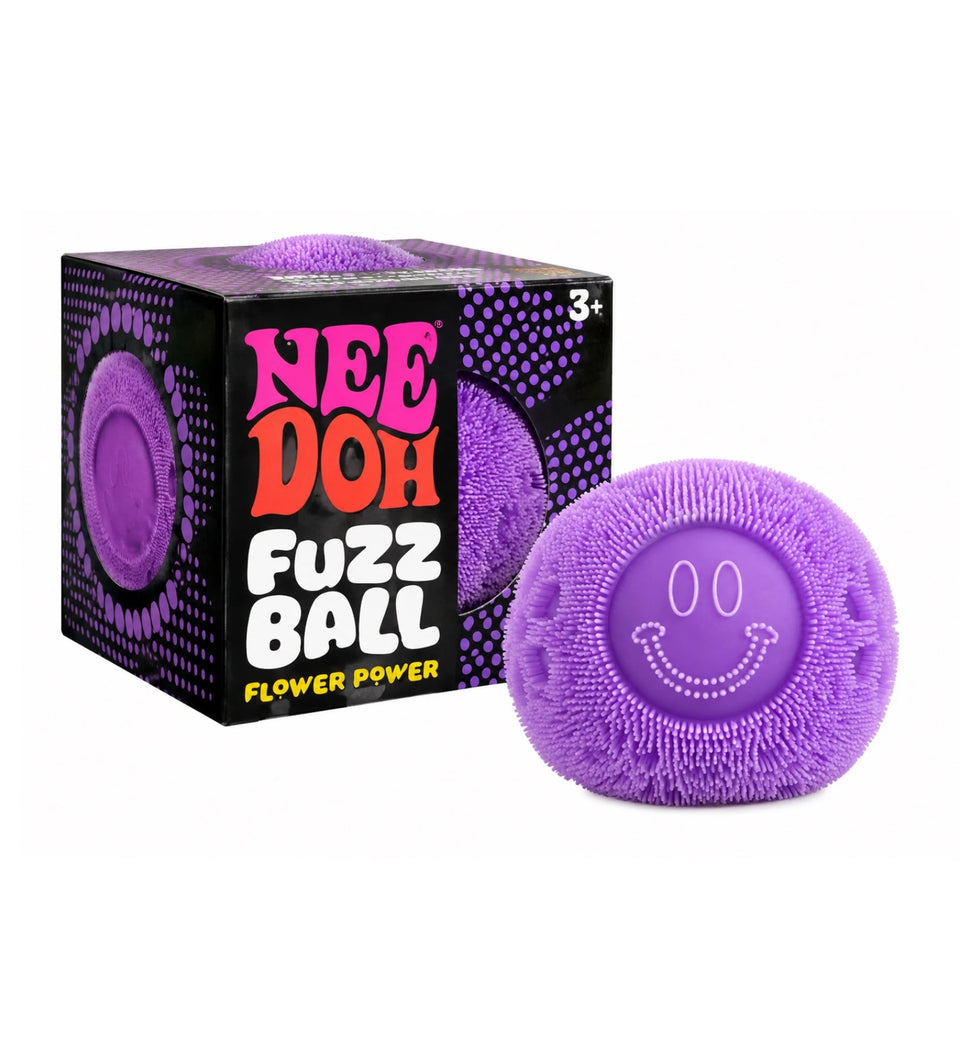 Fuzz Ball Squishy Stress Ball – Slow Rising Sensory Fidget Toy for Anxiety Relief | Adults & Kids