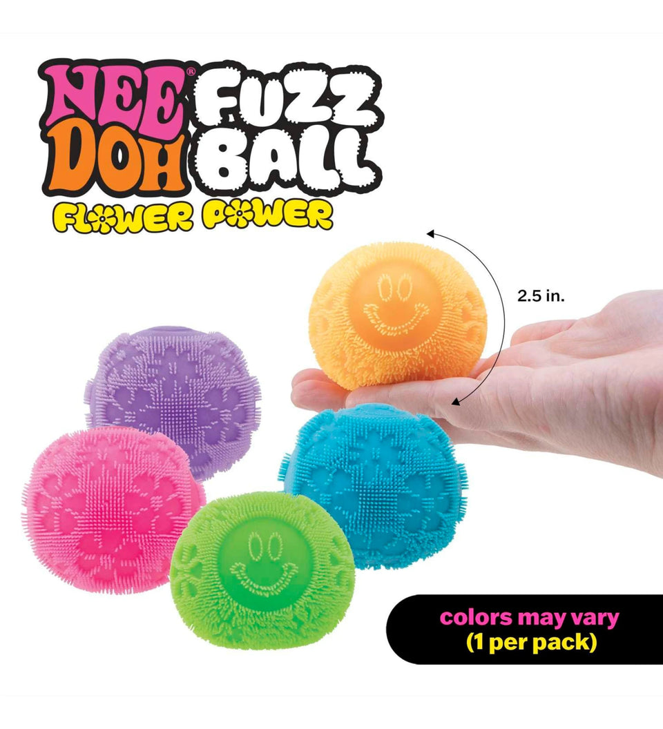 Fuzz Ball Squishy Stress Ball – Slow Rising Sensory Fidget Toy for Anxiety Relief | Adults & Kids