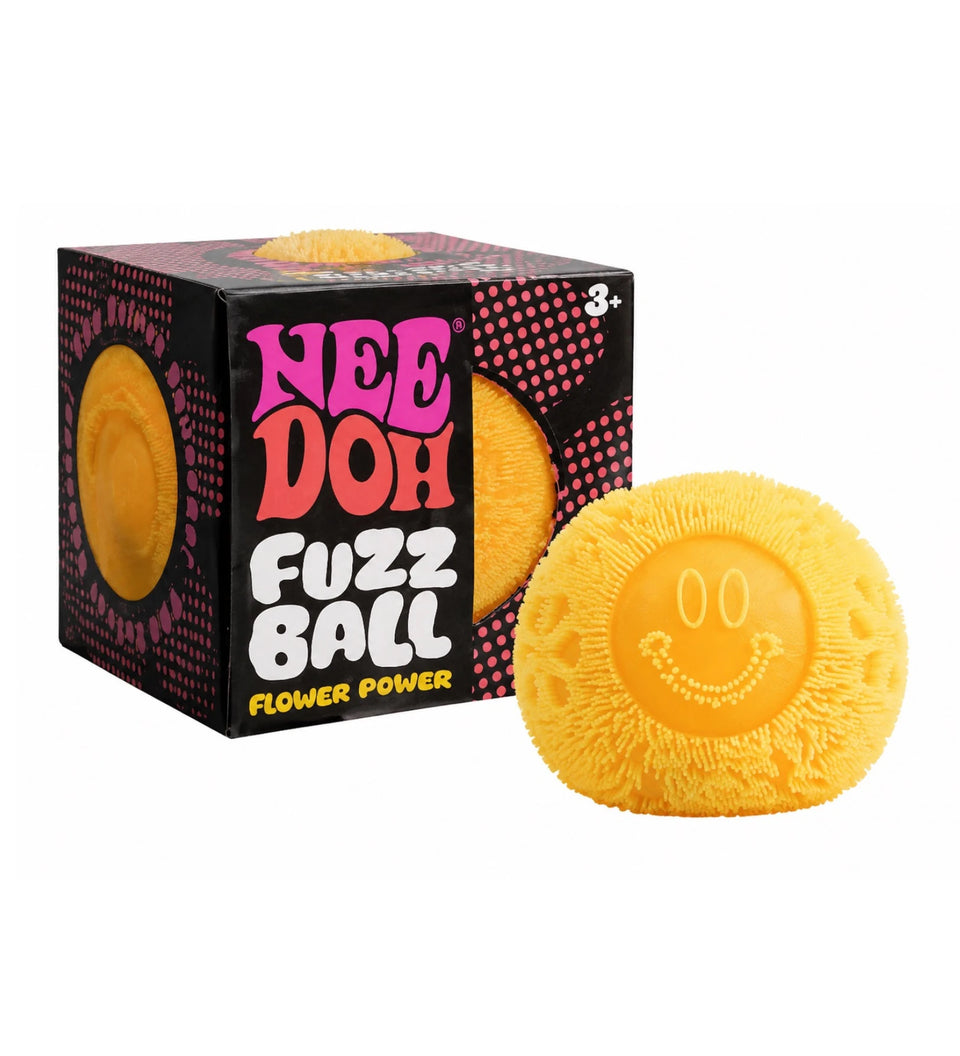 Fuzz Ball Squishy Stress Ball – Slow Rising Sensory Fidget Toy for Anxiety Relief | Adults & Kids