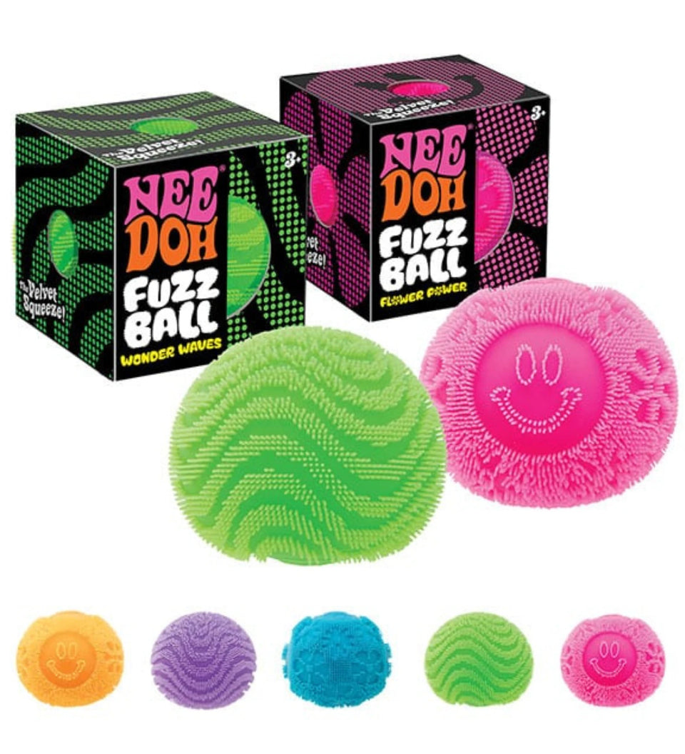 Fuzz Ball Squishy Stress Ball – Slow Rising Sensory Fidget Toy for Anxiety Relief | Adults & Kids