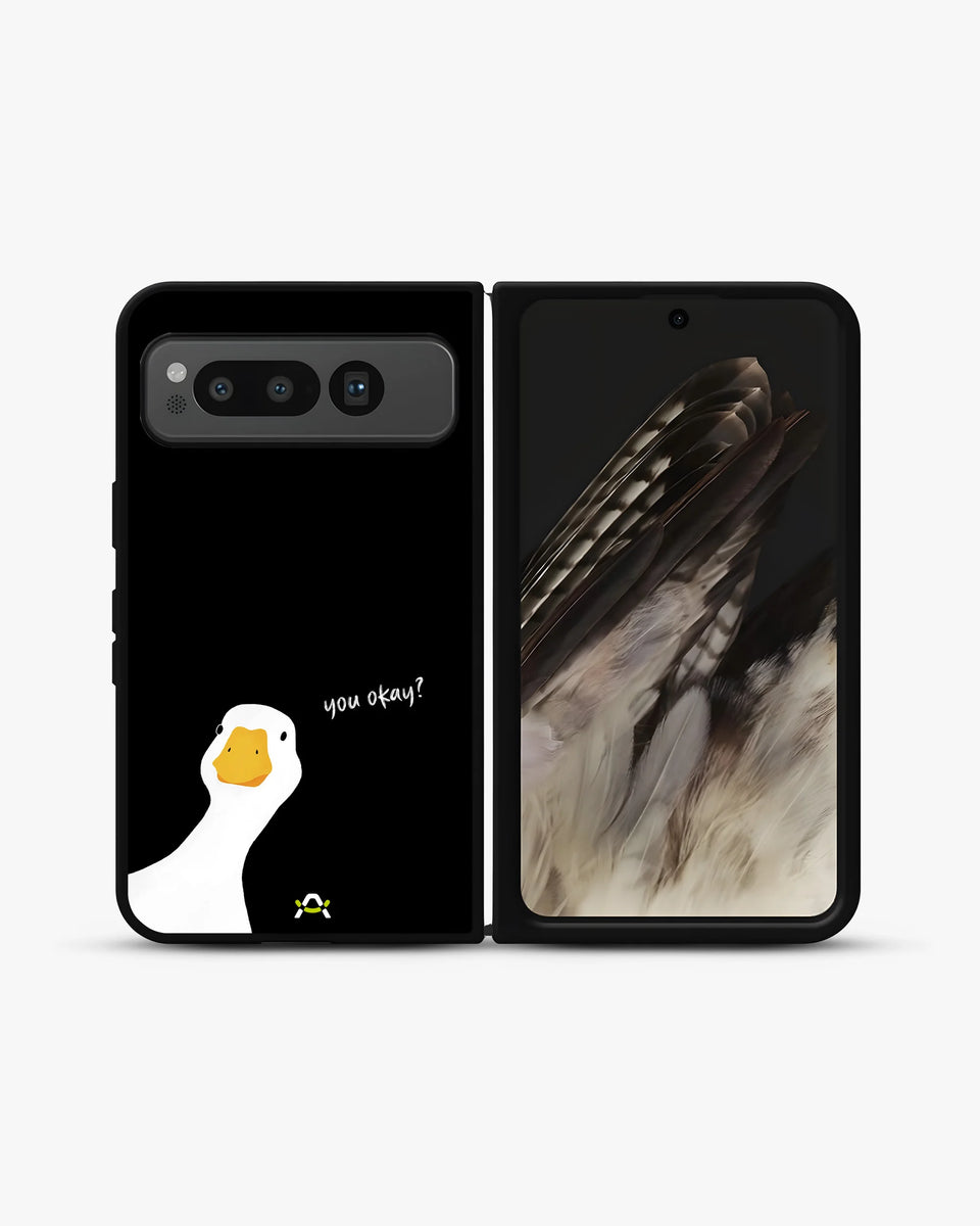 Creslia curious goose phone case - curious goose phone case google pixel fold