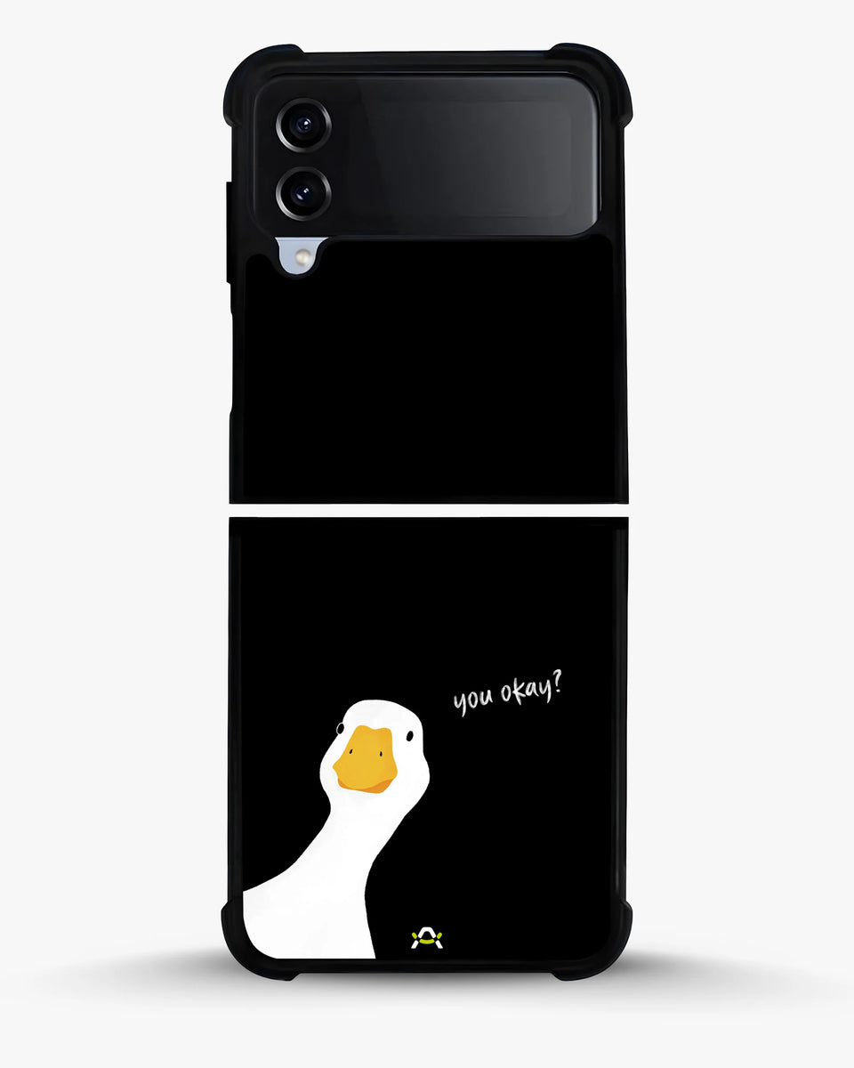 Creslia curious goose phone case - curious goose phone case samsung galaxy z flip 4