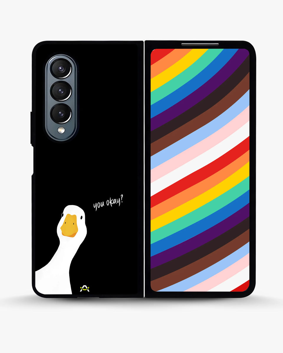 Creslia curious goose phone case - curious goose phone case samsung galaxy z fold 4