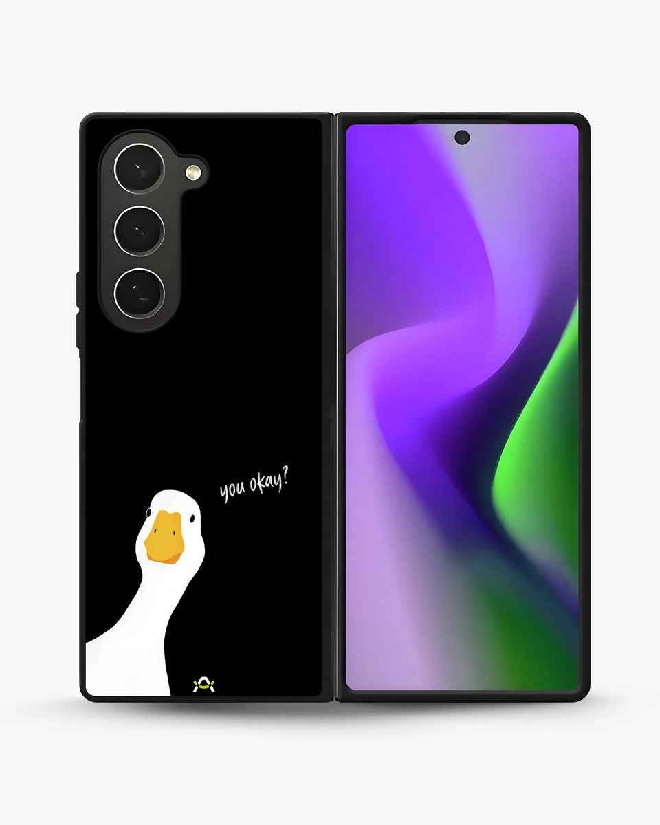 Creslia curious goose phone case - curious goose phone case samsung galaxy z fold 6