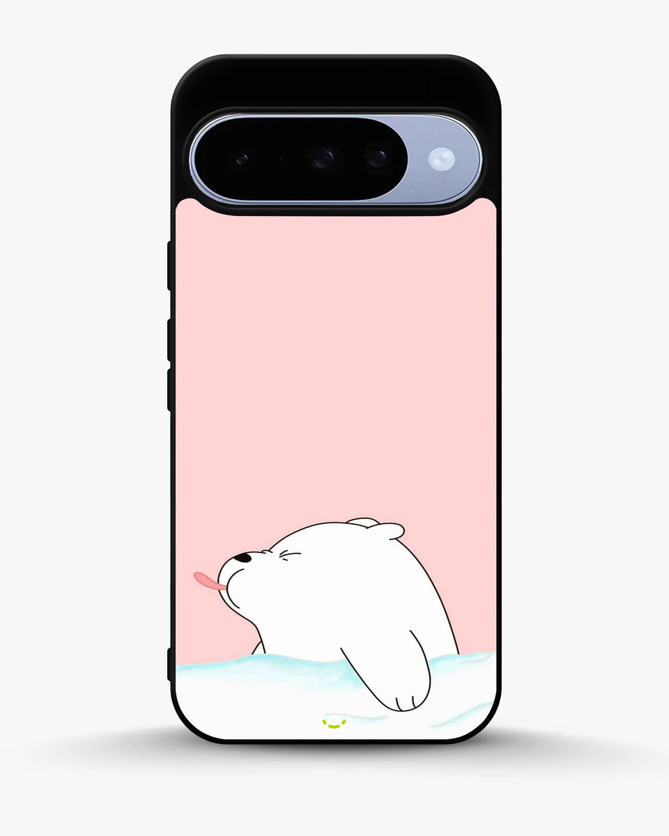 Creslia cute bear tongue pink case - cute bear tongue pink case google pixel 10
