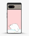 Creslia cute bear tongue pink case - cute bear tongue pink case google pixel 8