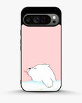 Creslia cute bear tongue pink case - cute bear tongue pink case google pixel 9 pro xl