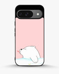 Creslia cute bear tongue pink case - cute bear tongue pink case google pixel 9