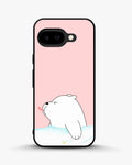 Creslia cute bear tongue pink case - cute bear tongue pink case google pixel 9a