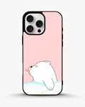 Creslia cute bear tongue pink case - cute bear tongue pink case iphone 14 pro max