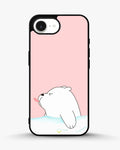Creslia cute bear tongue pink case - cute bear tongue pink case iphone 16e