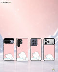 Creslia cute bear tongue pink case - cute bear tongue pink case mobile banner
