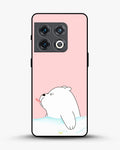 Creslia cute bear tongue pink case - cute bear tongue pink case oneplus 10 pro