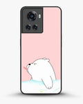 Creslia cute bear tongue pink case - cute bear tongue pink case oneplus 10r
