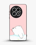 Creslia cute bear tongue pink case - cute bear tongue pink case oneplus 13