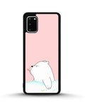Cute Bear Tongue Out phone case on Samsung Galaxy S20 Fe - playful kawaii bear illustration by Creslia