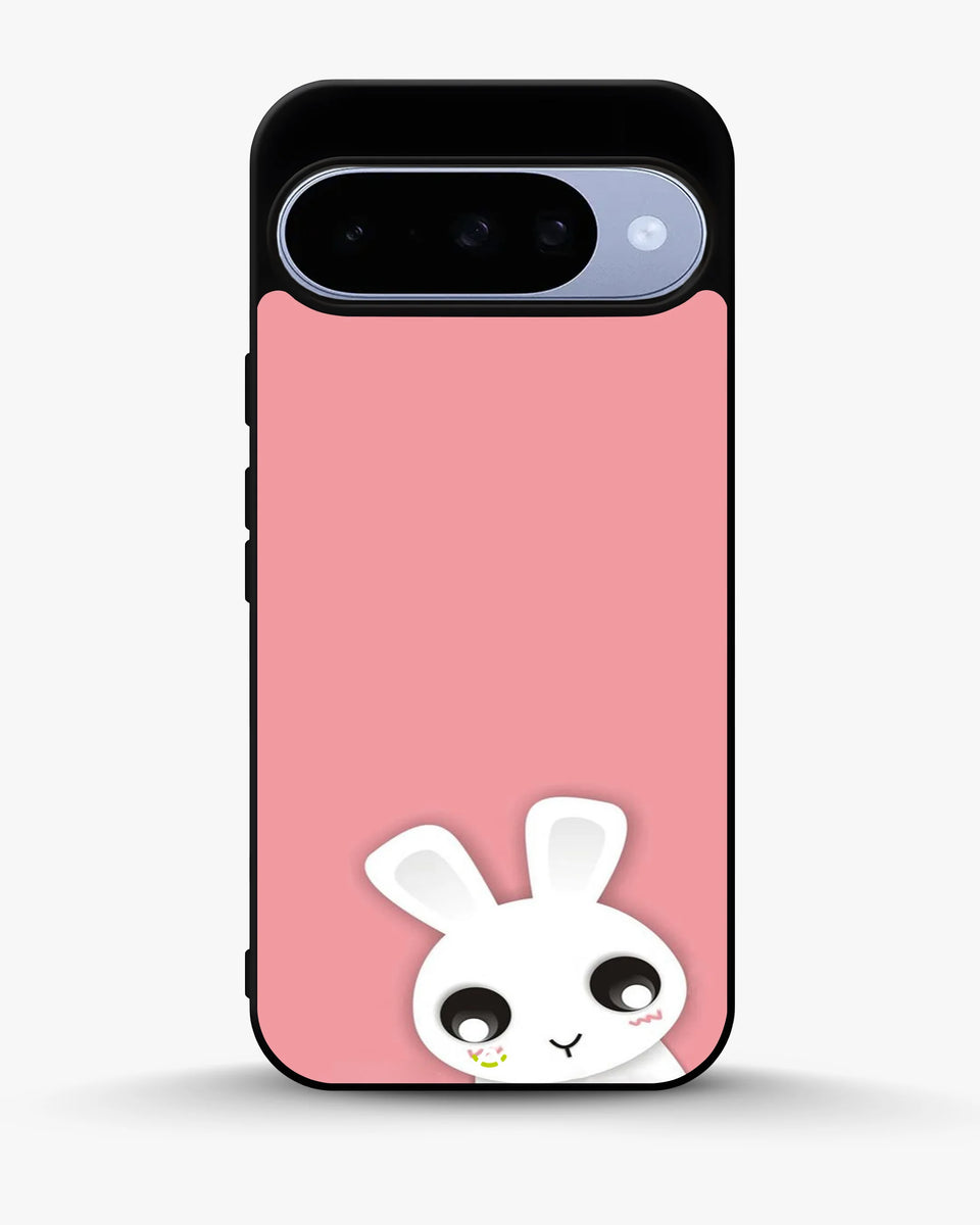 Creslia cute bunny face phone case - cute bunny face phone case google pixel 10