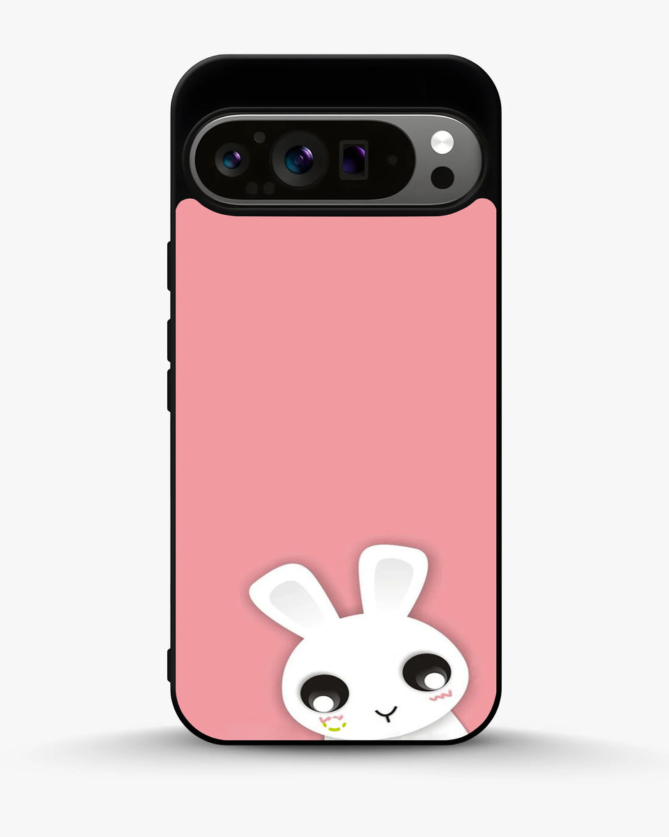 Creslia cute bunny face phone case - cute bunny face phone case google pixel 9 pro xl