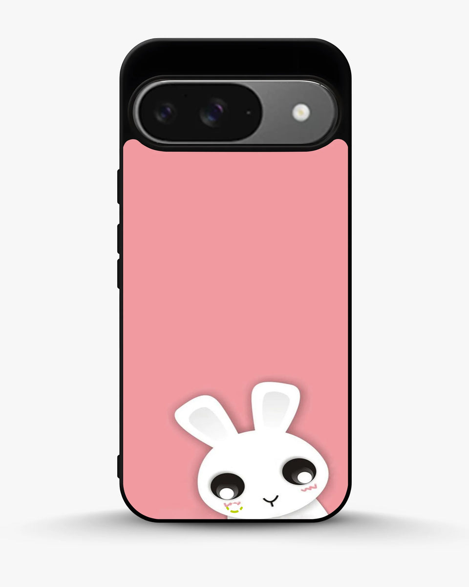 Creslia cute bunny face phone case - cute bunny face phone case google pixel 9