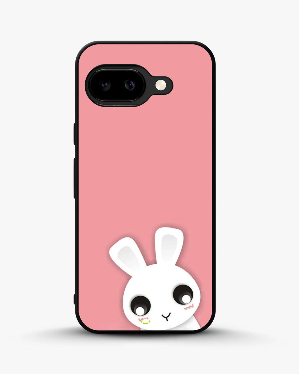 Creslia cute bunny face phone case - cute bunny face phone case google pixel 9a