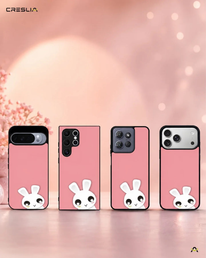 Creslia cute bunny face phone case - cute bunny face phone case mobile banner
