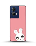 Creslia cute bunny face phone case - cute bunny face phone case motorola edge 2024