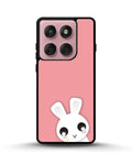 Creslia cute bunny face phone case - cute bunny face phone case motorola edge 2025