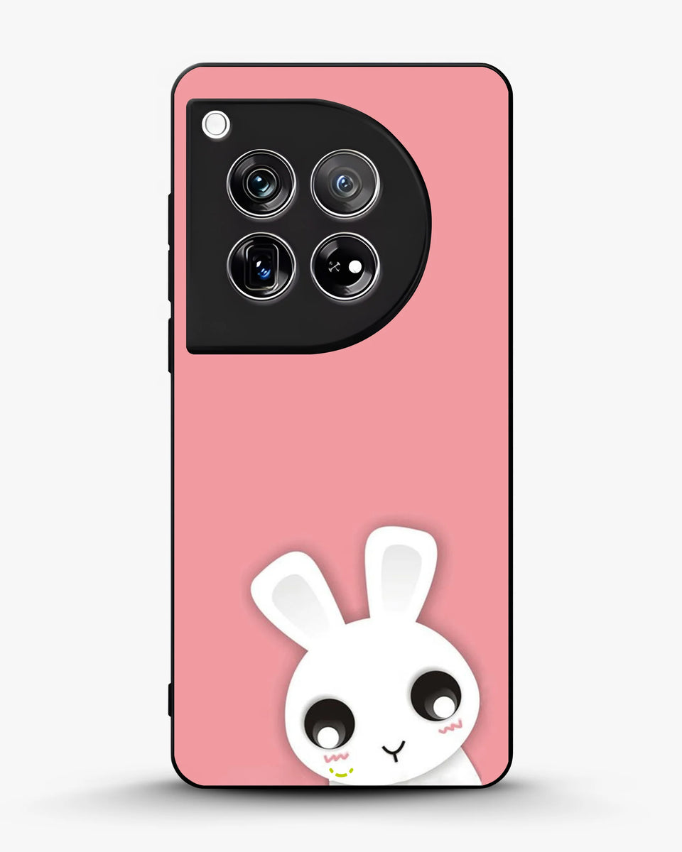 Creslia cute bunny face phone case - cute bunny face phone case oneplus 12r