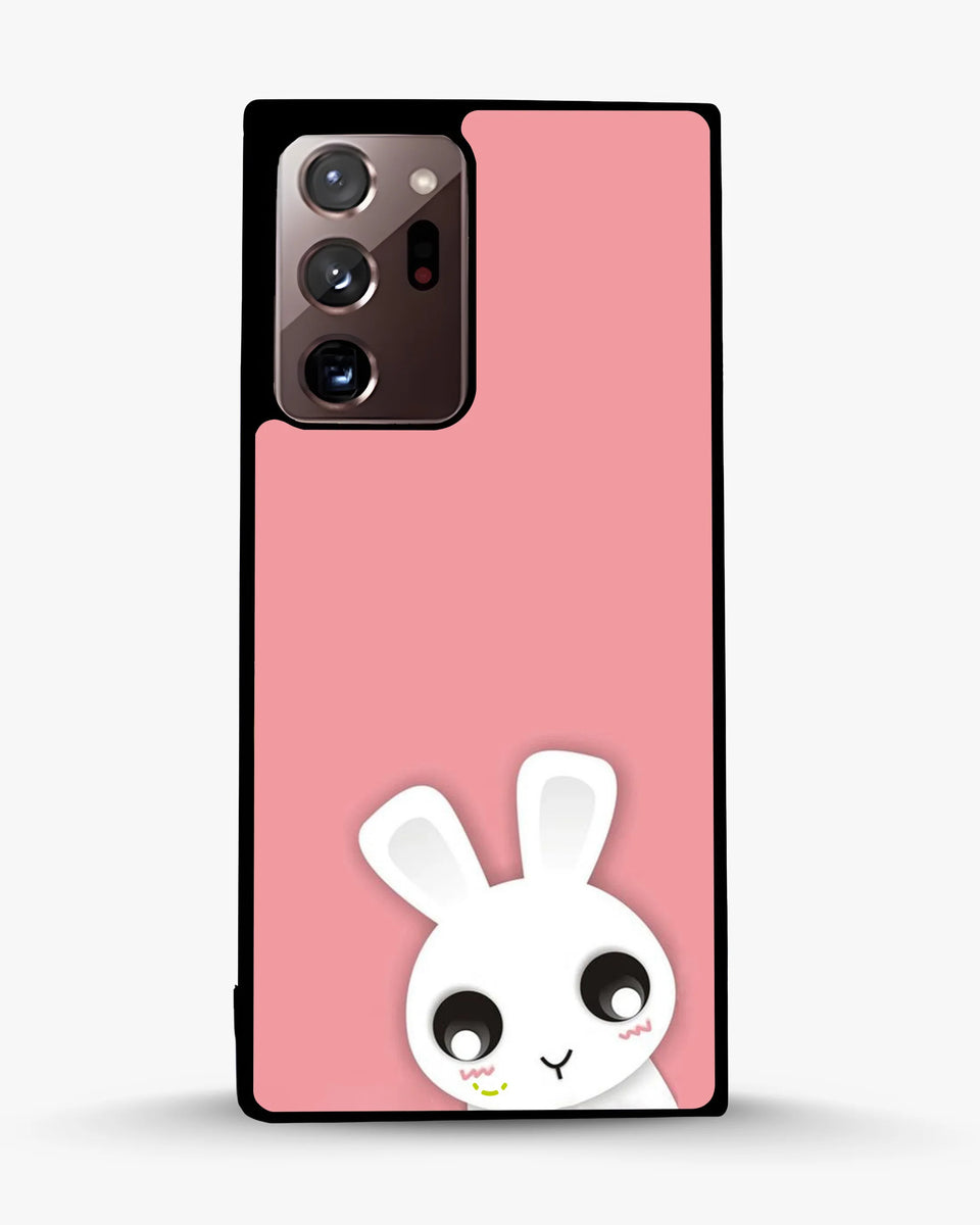 Creslia cute bunny face phone case - cute bunny face phone case samsung galaxy note 20 ultra