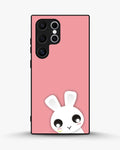 Creslia cute bunny face phone case - cute bunny face phone case samsung galaxy s23 ultra