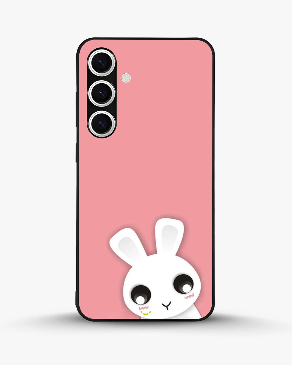 Creslia cute bunny face phone case - cute bunny face phone case samsung galaxy s24