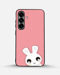 Creslia cute bunny face phone case - cute bunny face phone case samsung galaxy s25