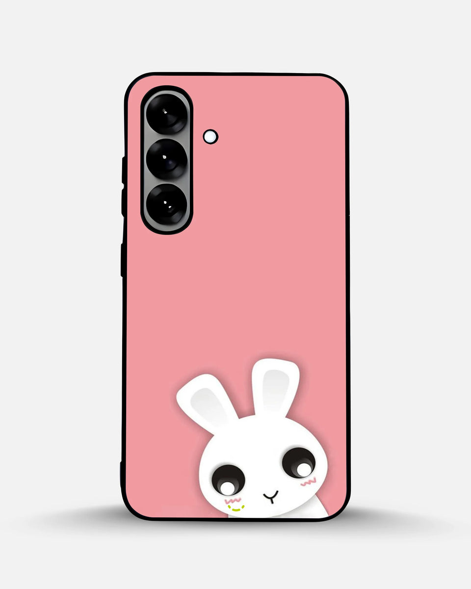 Creslia cute bunny face phone case - cute bunny face phone case samsung galaxy s25