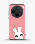 Creslia cute bunny face phone case - cute bunny face phone case vivo x100