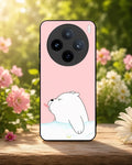 Cute Bear Tongue Out Phone Case - Glossy Aluminum Cover for iPhone, Samsung, Pixel, OnePlus & Vivo