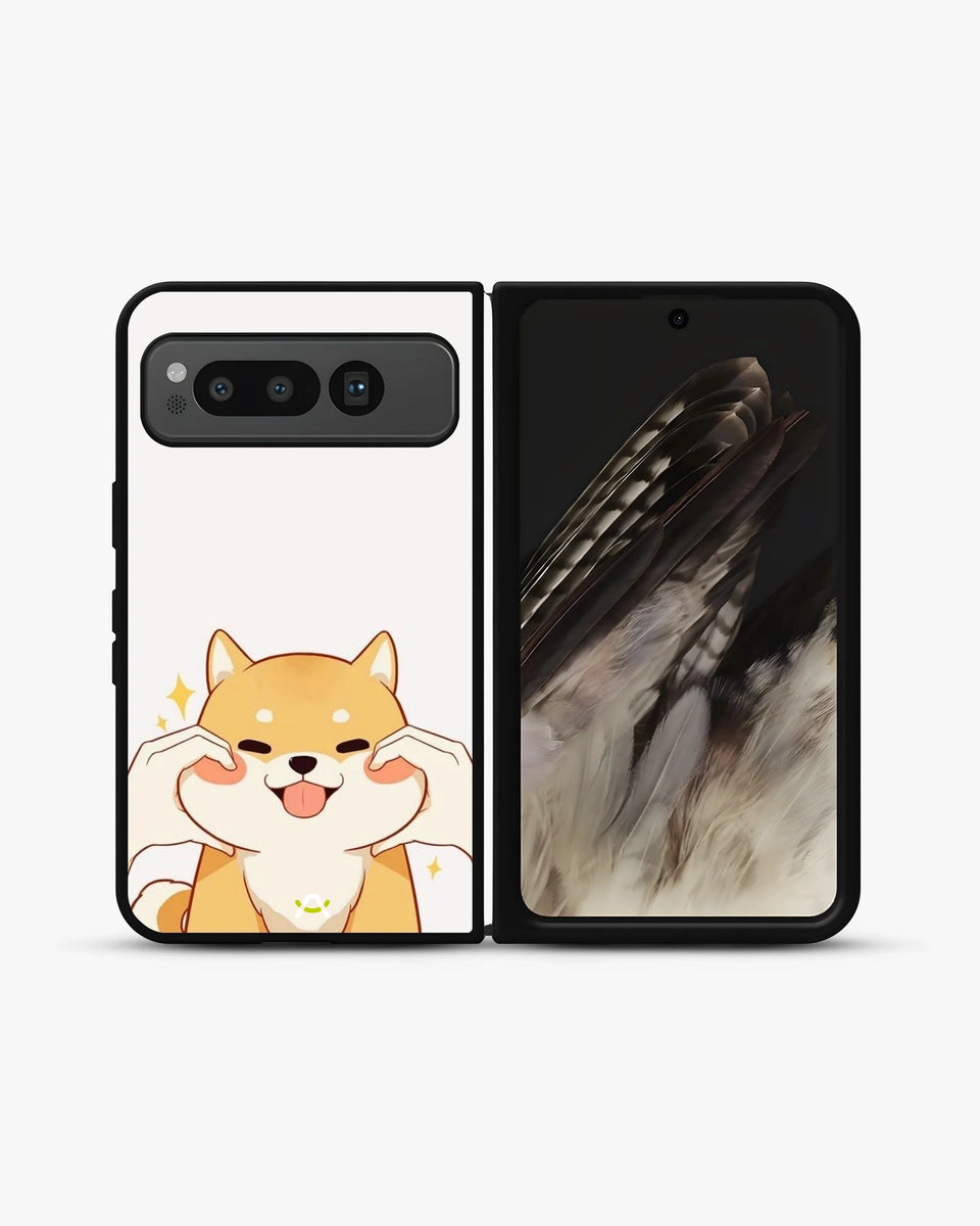 Creslia cute shiba inu phone case - cute shiba inu phone case google pixel fold