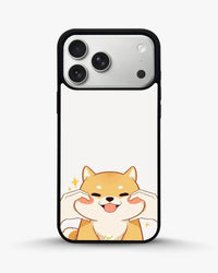 Cute Shiba Inu Phone Case - Cartoon Golden Dog Print for iPhone, Samsung, Pixel, OnePlus & Vivo