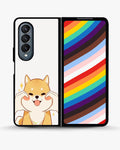 Creslia cute shiba inu phone case - cute shiba inu phone case samsung galaxy z fold 4