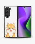 Creslia cute shiba inu phone case - cute shiba inu phone case samsung galaxy z fold 6