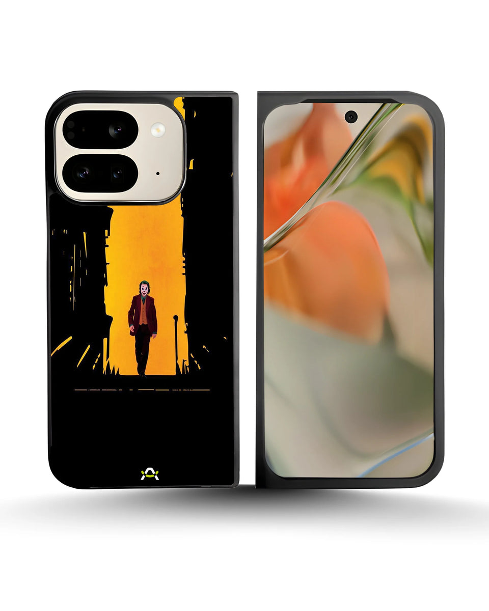 Creslia dark alley clown phone case - dark alley clown phone case google pixel 9 pro fold