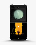 Creslia dark alley clown phone case - dark alley clown phone case samsung galaxy z flip 5