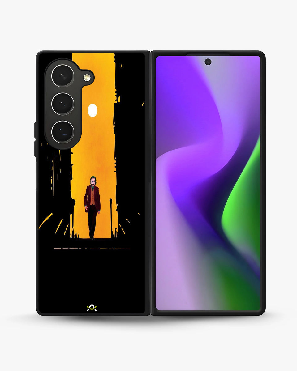 Creslia dark alley clown phone case - dark alley clown phone case samsung galaxy z fold 6